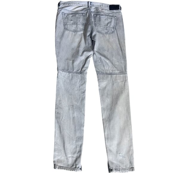 PACSUN Comfort Stretch Skinny Jeans – Light Wash Distressed | Men’s 32x32 - Picture 2 of 6